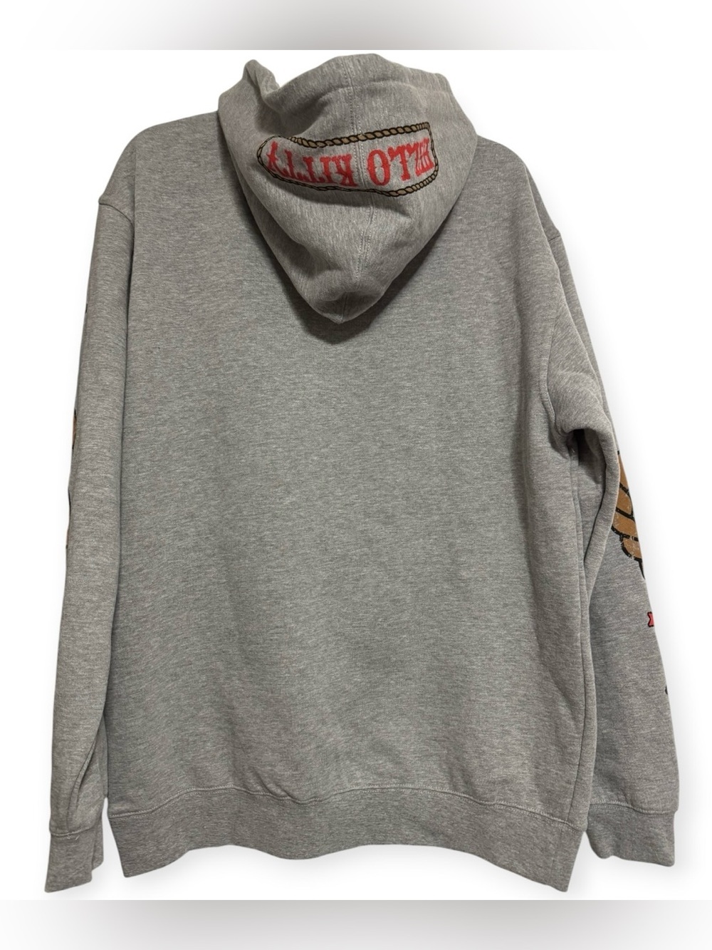 NWT A.LAB × Hello Kitty Cowgirl Hoodie Size Large Heather Grey Sanrio Collab - Picture 5 of 5